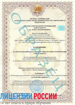 Образец разрешение Нижний Тагил Сертификат ISO/TS 16949